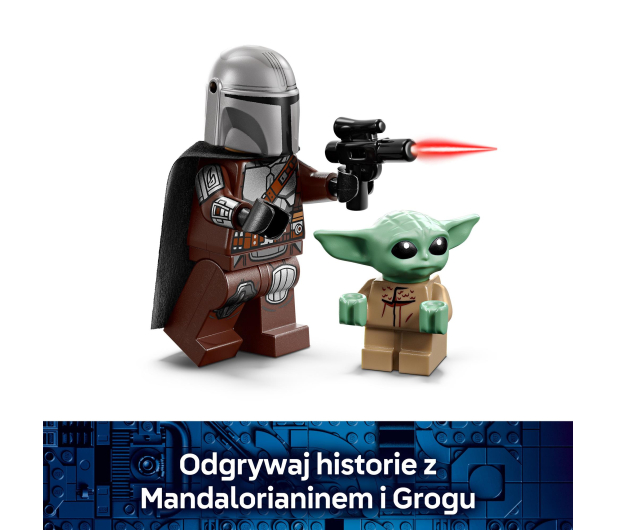 LEGO STAR WARS 75436 Śmigacz Mandalorianina i Grogu - 1473546 - zdjęcie 14